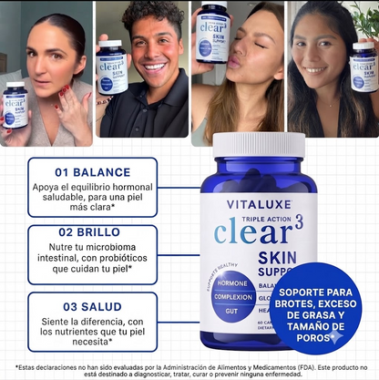 Triple Action Probiotic Supplement Capsules