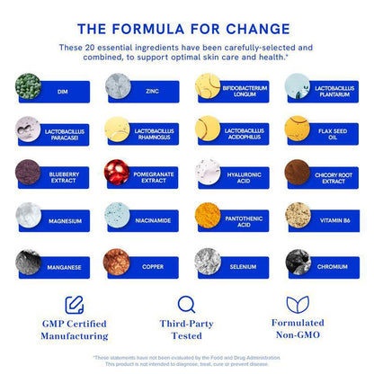 Triple Action Probiotic Supplement Capsules