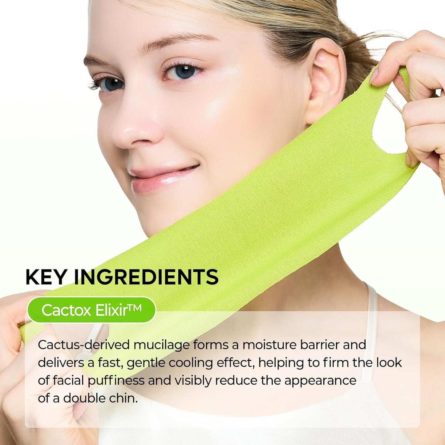 Cactus Cooling V-Up Lifting Face Mask